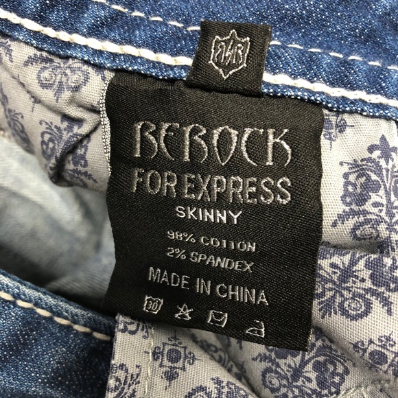 Rerock for Express Low Rise Stretch Skinny Jeans - Picture 14 of 15